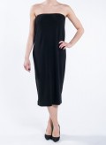 Φόρεμα Απλό Στράπλες Μάλλινο/Βισκόζη
