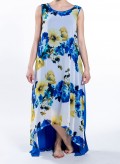 Dress High-Low Double Print