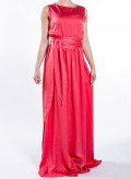 Φορεμα Street Sleeveless Maxi 100% Silk