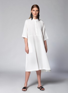 Φόρεμα Pat Pockets 3/4 Sleeves 100% Tencel