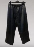 Pants Volume Cropped Croco Faux Leather