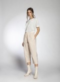 Pants Volume Cropped Trench