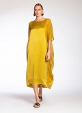 Φόρεμα Tetragono Satin/Chiffon 100% Silk