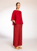 Pants Wide Leg Heavy Natural Linen