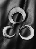 Zenith earclips silverfoil