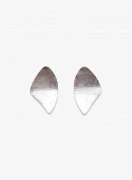 Riva earrings: acacia, silverfoil