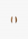 Lora earrings: acacia, goldfoil