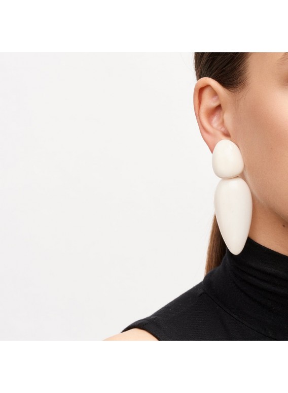 Sao Paulo Earrings (Bone)