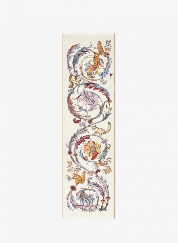 Scarf 55 Rococo White