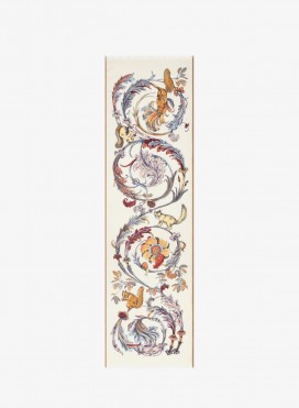 Scarf 55 - Rococo - White
