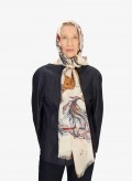Scarf 55 Rococo White