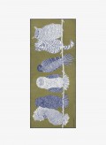 Scarf 80 - Chouette - Khaki