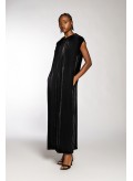 Jumpsuit Gather Velvet/Silk