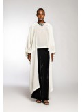 Jacket Tetragoni Long Velvet/Silk