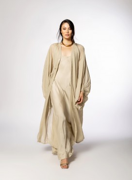 Φόρεμα Extravagant M.M. Μάξι Voile