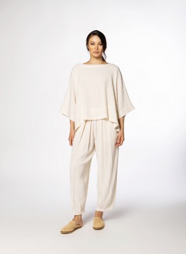 Blouse Bonded Crashed Rayon