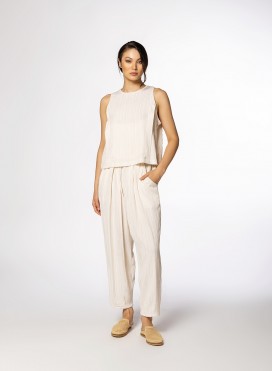 Top Cropped Crashed Rayon