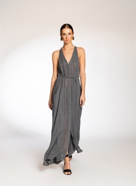 Φόρεμα Extravagant Sleeveless Natural Gauze