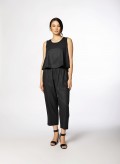 Tοπ Cropped Sleeveless Tencel