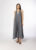Dress Halter Assymetric Bir Linen