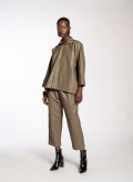 Shirt Tetragono L/S Twill Leather