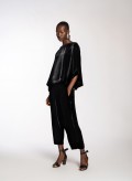Blouse New Bonded Velvet/Silk