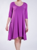 Dress Aria 3/4 sleeves midi elastic