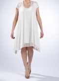 Φόρεμα Μύτες Midi Χωρίς Μανίκι Tulle 100% Pes