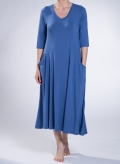 Φόρεμα Asymmetric τσέπες ελαστικό sized
