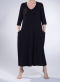 Dress Asymmetric pockets elastic sized