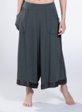 Pants Wide cropped double sized
