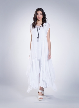 Φόρεμα Φανελάκι Διπλό Thai 100% Βισκόζη