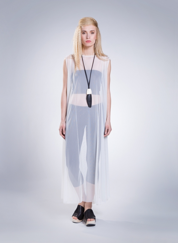 Φόρεμα River Sleeveless Maxi Tulle