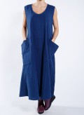 Dress Pockets sleeveless thin/thick 100% cotton