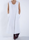 Dress Pockets sleeveless thin/thick 100% cotton