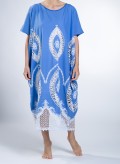 Φόρεμα Τετράγωνο Big Embroidery 100% Cotton