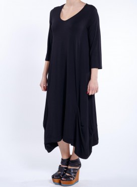 Dress Hello 3/4 Sleeve Elastic Sized