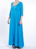 Φόρεμα "Aria" 3/4 sleeve maxi ελαστικό